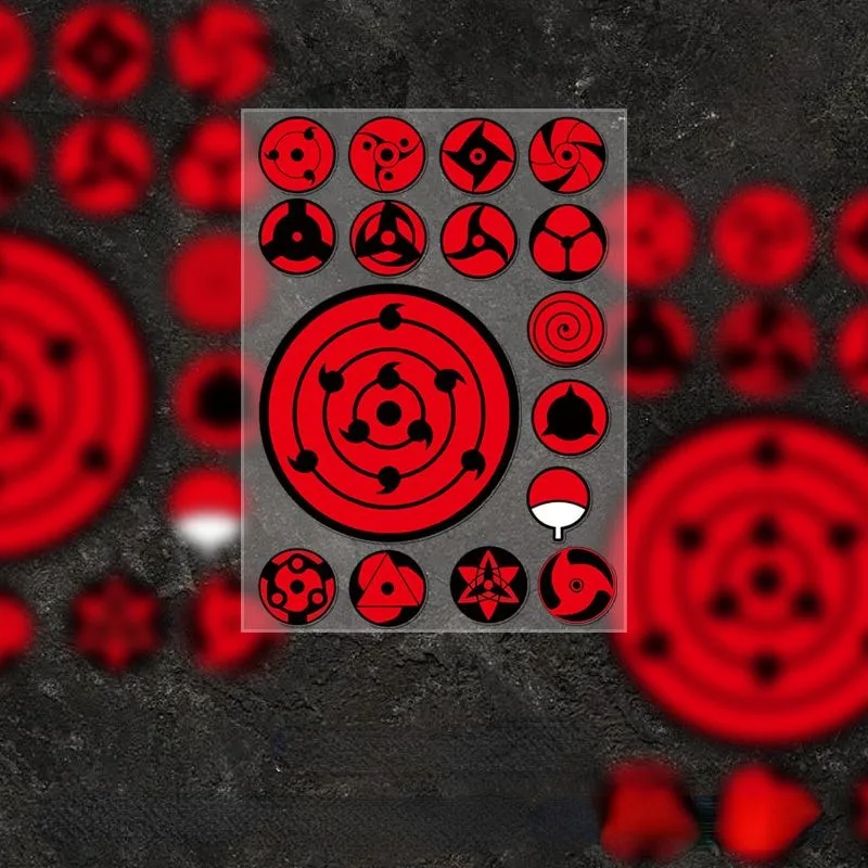 Accessories For New Laptop - New Naruto Sharingan Cartoon Animation Stickers
