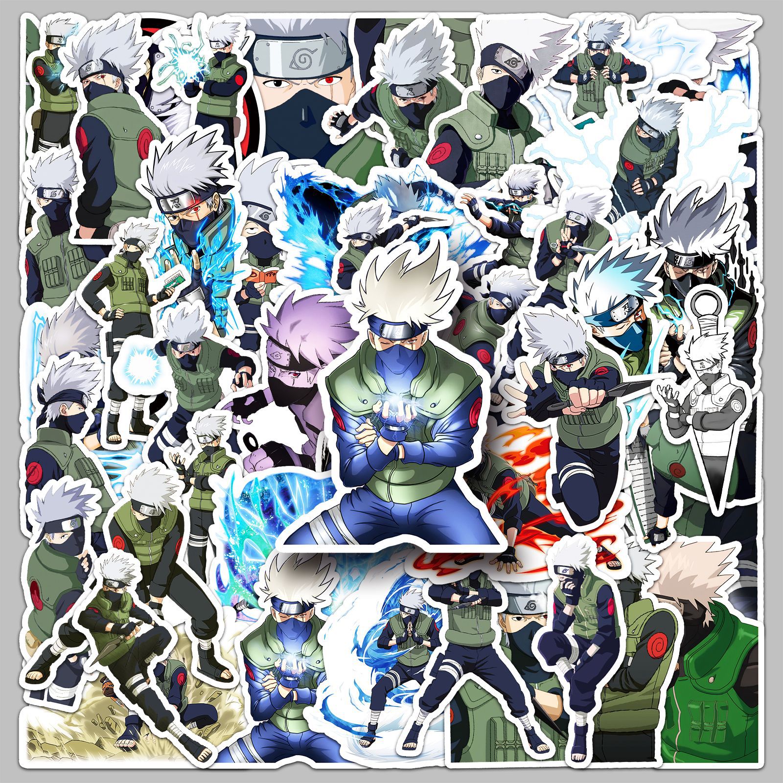 50pcs Anime Naruto Hatake Kaka - Accessories Laptop avis et prix