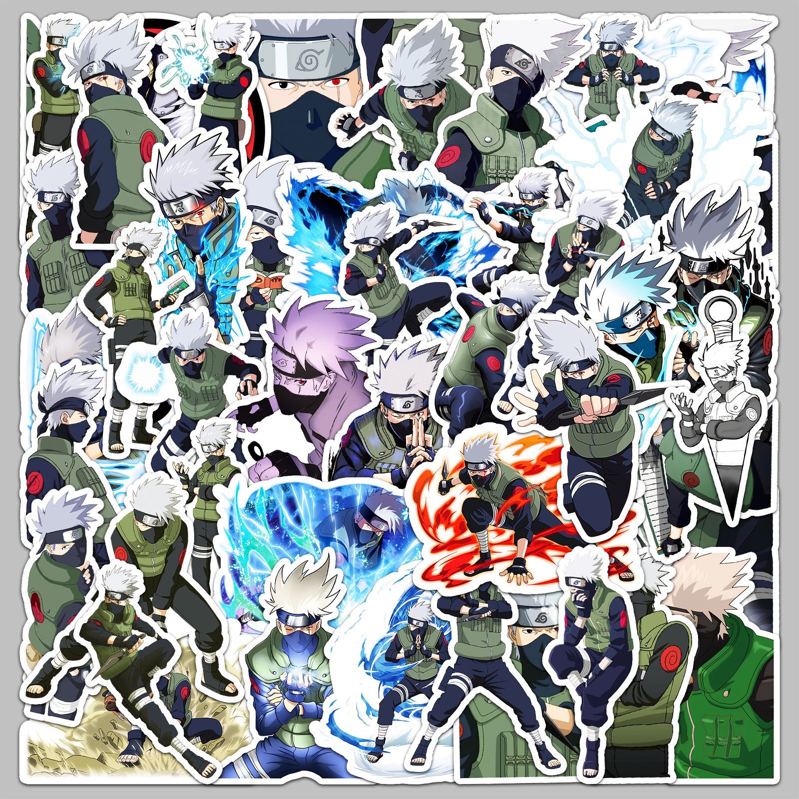 50pcs Anime Naruto Hatake Kaka - Accessories Laptop avis et prix