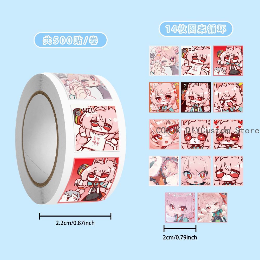 500Pc/Roll Anime Zenless Zone  - Accessories Laptop avis et prix