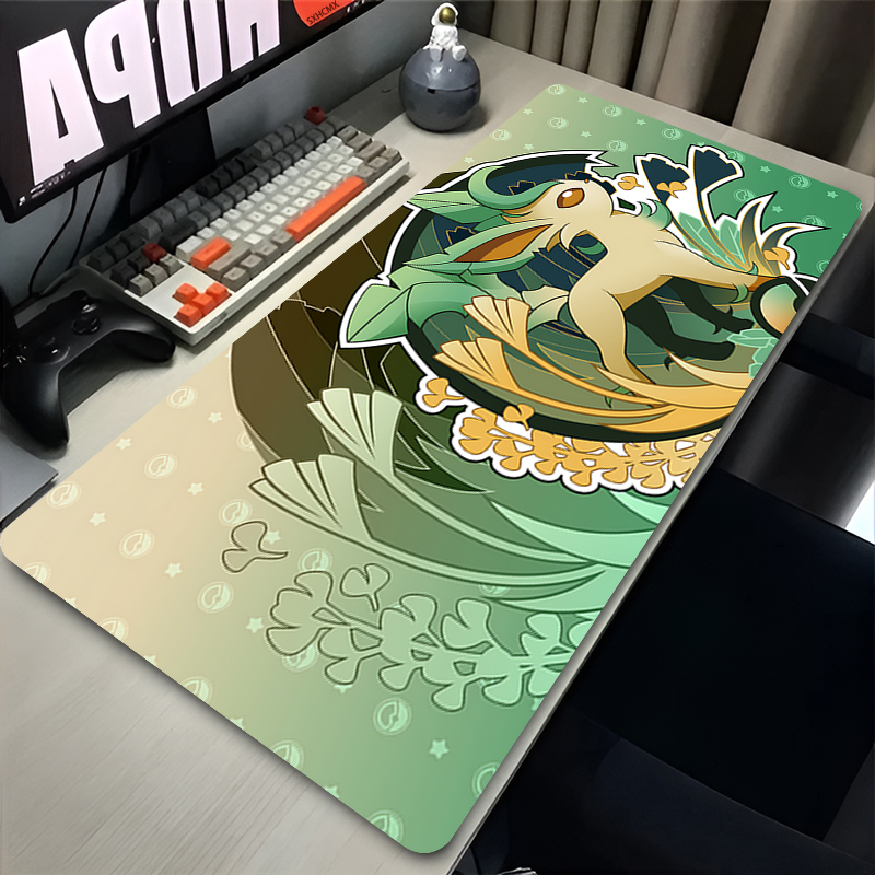 Mouse Pad Gamer P-pokemon Leaf - Laptop Accessories For Office avis et prix