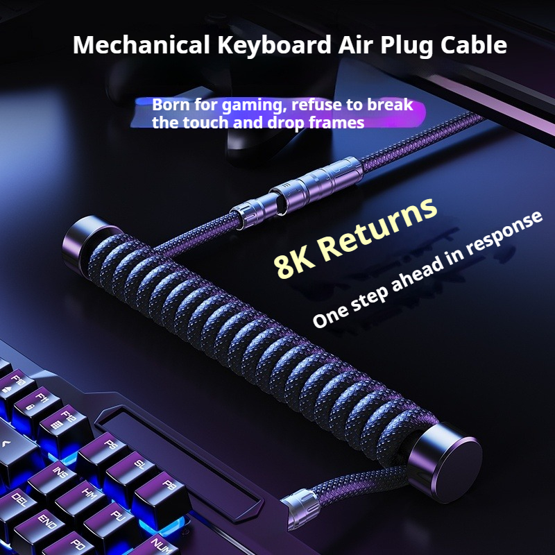 Eary 1.2m Coiled Keyboard Cabl - Laptop Accessories Cool avis et prix