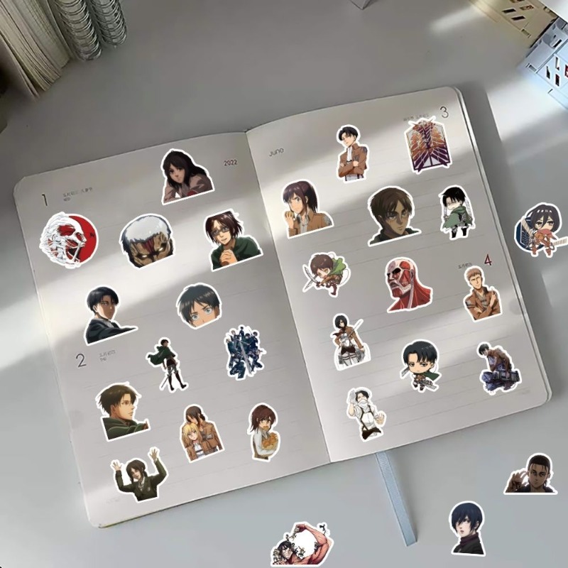60Pcs Attack on Titan Anime St - Accessories Laptop avis et prix