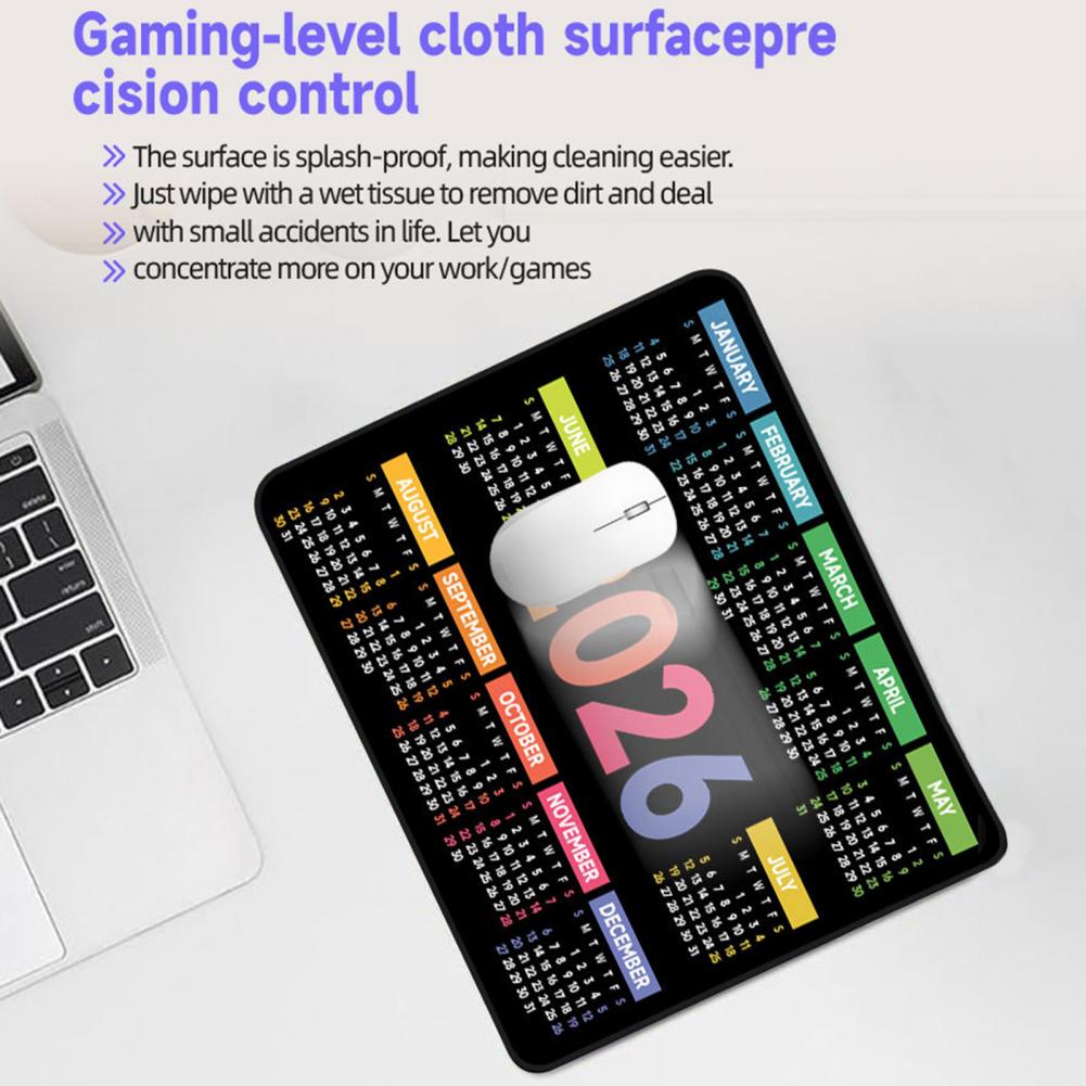 2026 Calendar Mouse Pad Waterp - Laptop Accessories For Office avis et prix