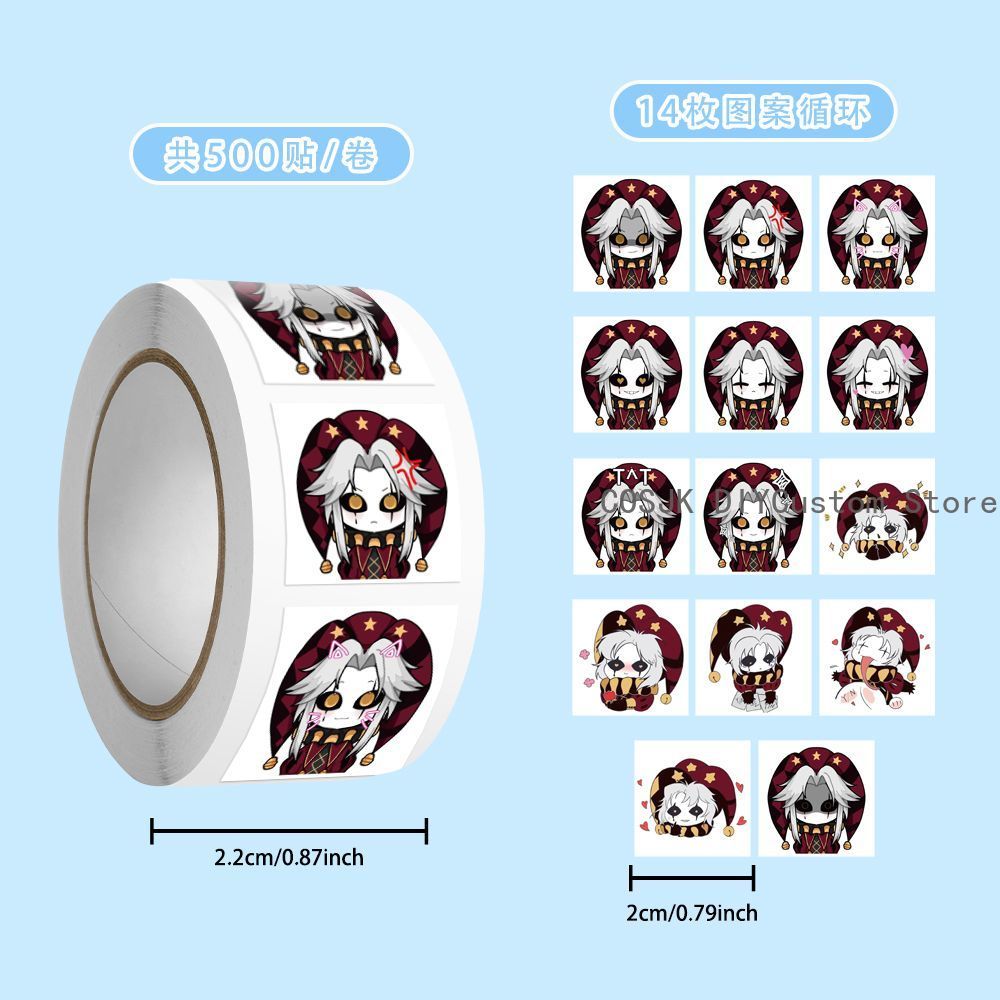 500Pc/Roll Anime Pierrot The F - Accessories Laptop avis et prix