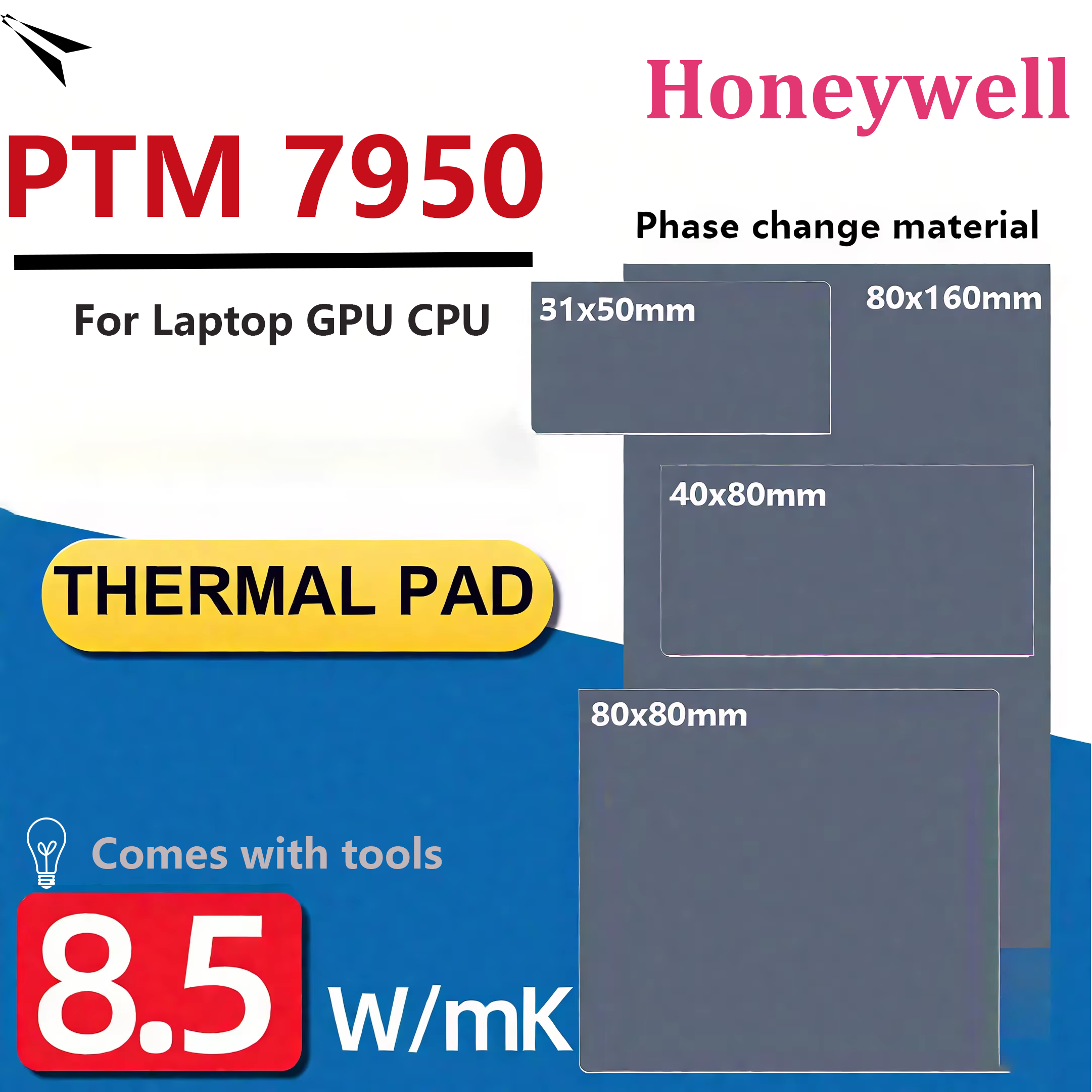 Honeywell PTM7950 Phase Change - Laptop Cooling Pad avis et prix