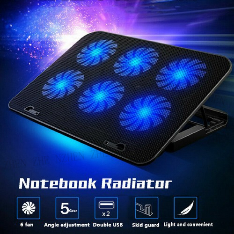 Y 6 Fans USB Cooler Cooling Pa - Laptop Cooling Pad avis et prix