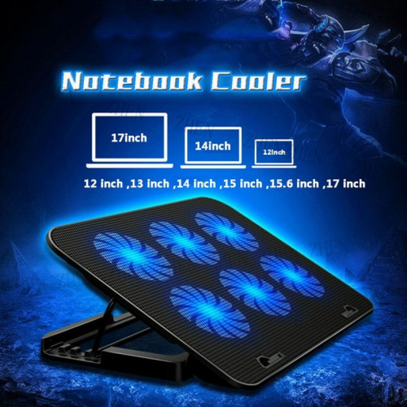 Y 6 Fans USB Cooler Cooling Pa - Laptop Cooling Pad avis et prix