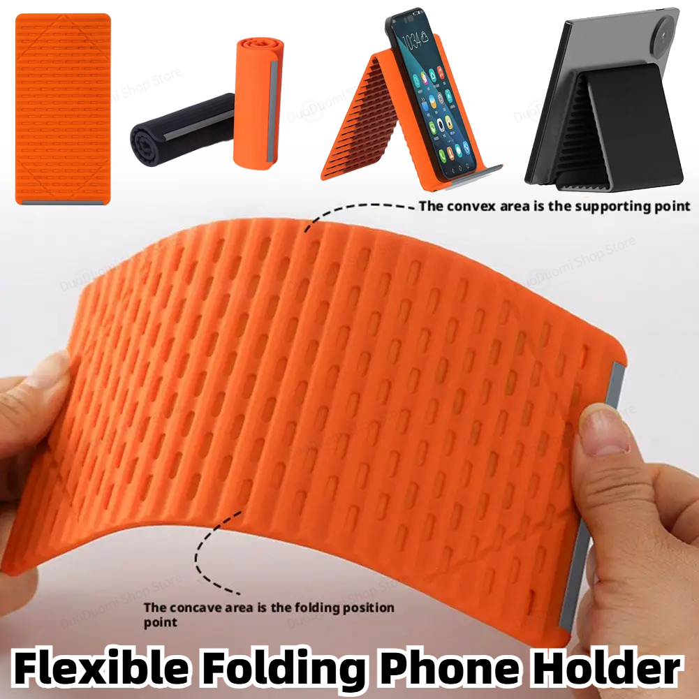 Flexible Folding Phone Holder  - Laptop Accessories For Office avis et prix