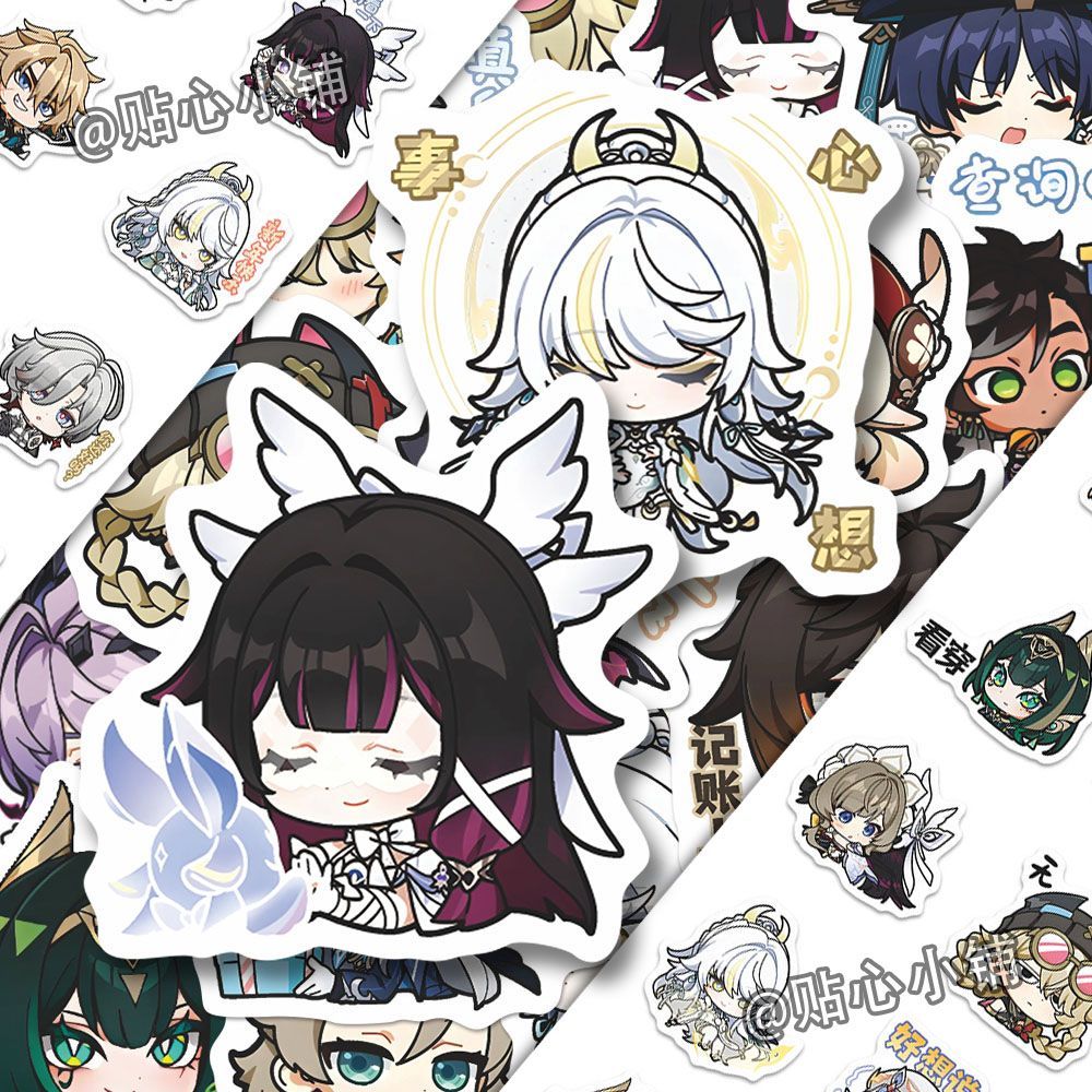 64PCS Genshin Impact Moon Maid - Accessories Laptop avis et prix